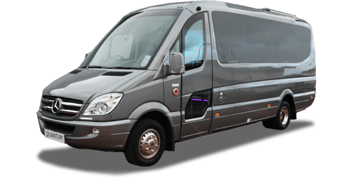 Transport Solutions - Mini coaches available seating up to 16 passengers.